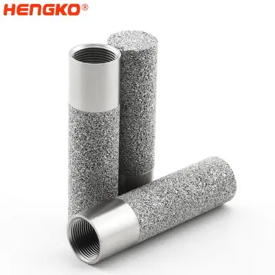 燒結(jié)多孔金屬不銹鋼傳感器外殼，用于工業(yè)溫度和濕度變送器